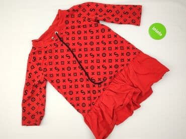 bluzki damskie czerwona eleganckie: Bluzka damska, rozmiar M — 2