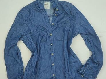 jeansy z asymetrycznym zapieciem: Denim Co, Koszula damska, rozmiar L — 1