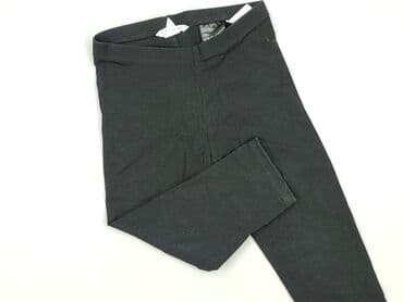 reserved woskowane spodnie: Leggings for kids, H&M, 8 years, 116/122, condition - Very good — 1