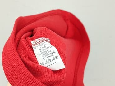 czerwony stanik pod białą bluzkę: Bluzka damska, rozmiar S — 4