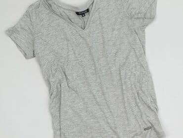 białe t shirty z dekoltem v: Top Secret, T-shirt damski, rozmiar S — 2