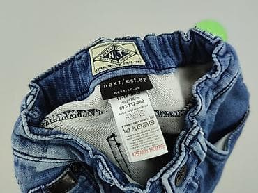 jeansy pull: Spodnie jeansowe, Next, 12-18 miesięcy, stan - Bardzo dobry — 5