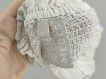 sweter piórkowy na drutach: Pieces, Bluzka damska, rozmiar L — 5