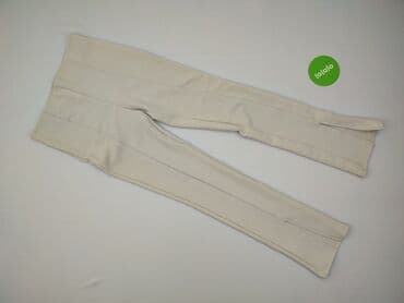 legginsy prążkowane hdm: H&M, Spodnie materiałowe damskie, rozmiar M — 2