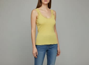 lidl top z wbudowanym biustonoszem: Esmara, Top damski, rozmiar L — 6