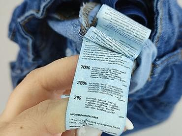 czerwone topy: Spodnie jeansowe, Sinsay, 14 lat, 158/164, stan - Bardzo dobry — 5