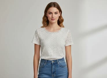 apricot bluzki: Bluzka damska, rozmiar S — 5