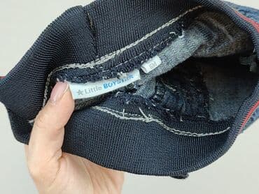 bluzki z zamkiem z przodu: Denim pants, Little kids, 3-6 months, condition - Very good — 5