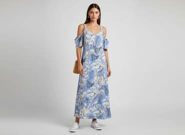 długie sukienki zalando: Warehouse, Sukienka damska, rozmiar M — 7