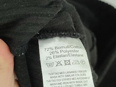 дешеве жіноче взуття: Black, Material trousers for women, size M (EU 38) — 5