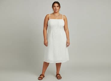 biała sukienka na komunię dla mamy: Defacto, Sukienka damska, rozmiar XL — 1