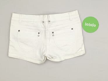 biale szerokie jeansy: X-MAIL, Szorty damskie, rozmiar M — 3