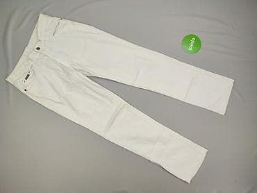 dżinsy 3 4: Spodnie materiałowe damskie, rozmiar S — 2