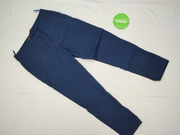 granatowe chinosy damskie: Spodnie materiałowe damskie, rozmiar M — 2