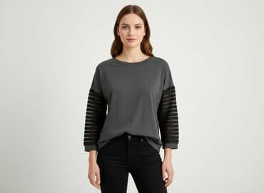 bluzki basic czarne: Bluzka damska, S — 6