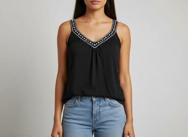 czarna bluza 134: Bluzka damska, rozmiar S — 6