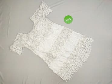 sukienka koronkowa biała boho: Sukienka damska, rozmiar S — 3