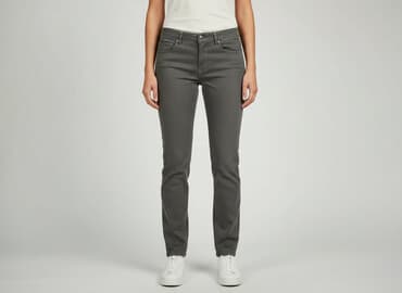 zara jeansy szare: Zara, Jeansy damskie, rozmiar L — 7