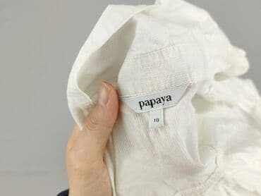 жіноча футболка m eu 38 візерунок принт колір білий: Papaya, Сорочка жіноча, розмір M — 4