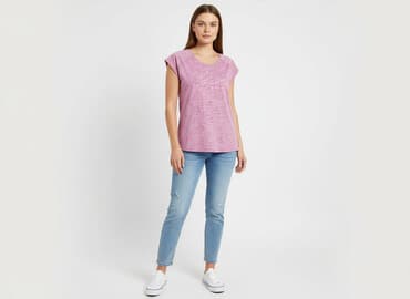 real madryt koszulka rozowa: Women`s T-shirt, size L — 1