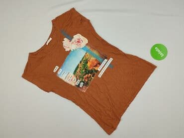 beżowe koszulki: T-shirt damski, M — 2