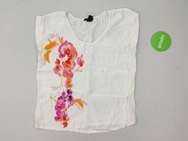 biała bluza damska hm: H&M, Bluzka damska, rozmiar L — 2