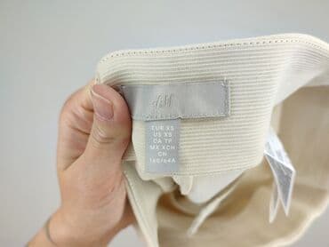 cekinowe spodnie h m: H&M, Spodnie materiałowe damskie, rozmiar XS — 4