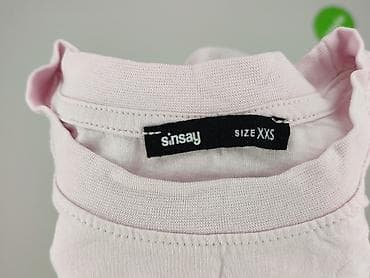 biala koszula: Sinsay, T-shirt damski, rozmiar 2XS — 4