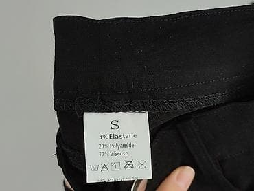 legginsy modelujące: Black, Spodnie materiałowe damskie, rozmiar S — 5