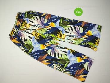 krótkie spodenki z szerokimi nogawkami: Spodnie materiałowe damskie, rozmiar S — 2