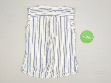 biała marynarka w paski: Bluzka damska, S — 3