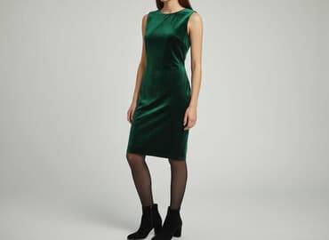 sukienki na wesele szmaragdowe: Sukienka damska, rozmiar S — 1