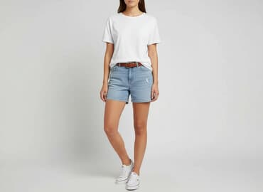 krótkie spodenki damskie jeans: Esmara, Szorty damskie, rozmiar XL — 9