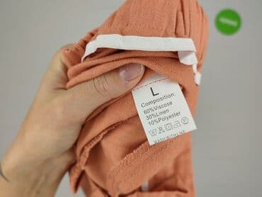 szerokie spodnie pepco: Spodnie 3/4 damskie, rozmiar L — 5