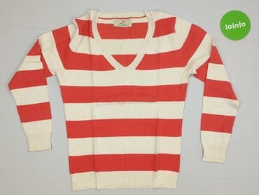 sweter w paski z serduszkiem: Atmosphere, Sweter damski, rozmiar L — 2