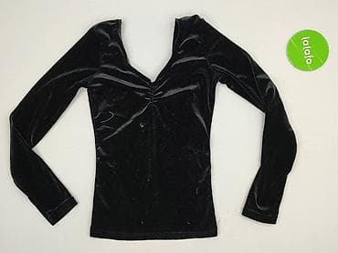 bluza welurowa: Top damski, rozmiar S — 2