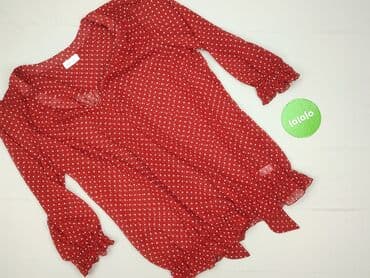 czerwone bluzki wizytowe: Yessica, Bluzka damska, rozmiar M — 3