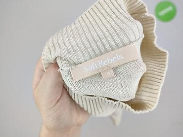 czerwony golf: Soft Rebels, Sweter damski, rozmiar S — 4