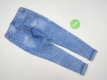 metalowe guziki do dżinsów: Jeansy damskie, rozmiar M — 3