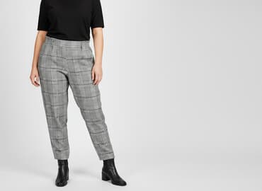 hm spodnie zimowe: H&M, Spodnie materiałowe damskie, rozmiar XL — 7