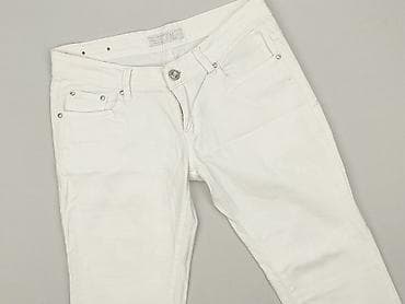 białe t shirty basic: Jeansy damskie, rozmiar M — 1