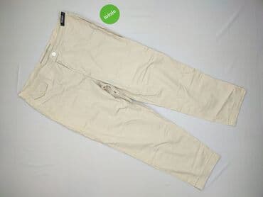 Women's Clothing: Material trousers for women, size 4XL (EU 48) — 2