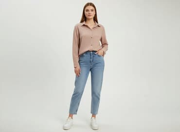 koszula satynowa rozowa: Koszula damska, rozmiar M — 7