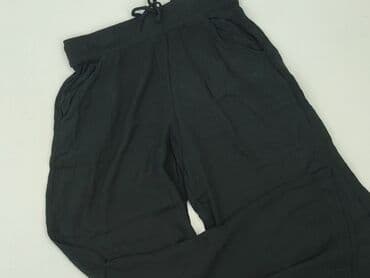 spodnie na gumce czarne: Spodnie materiałowe damskie, rozmiar S — 1