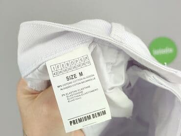 białe damskie jeansy: Jeansy damskie, rozmiar M — 5