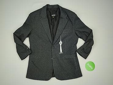 marynarka meska: Męska marynarka SMOG (Established 1999), rozmiar M. - Kolor: antracyt — 2