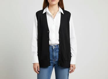 długa kamizelka damska reserved: Marks & Spencer, Women`s waistcoat, size M — 1