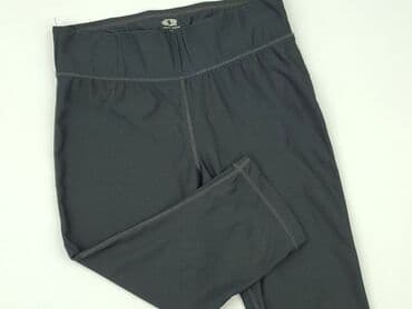 skórzana kurtka i futrzana kamizelka: Leggings for kids, 14 years, 158/164, condition - Very good — 1
