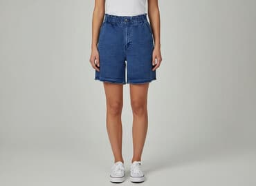 szorty jeansowe damskie szare: Beloved, Szorty damskie, rozmiar M — 7