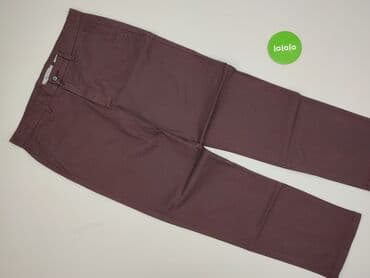 brązowe spodnie woskowane stradivarius: Tu, Chinosy dla mężczyzn, rozmiar L — 2